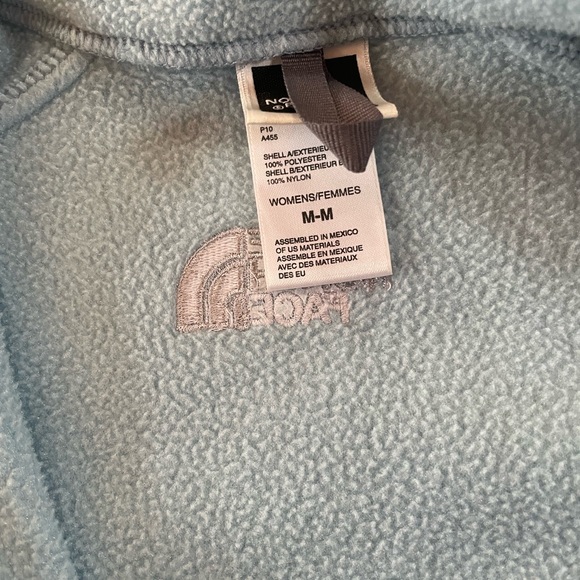 North Face Fleece Blue from early 2000 size medium women’s - Picture 8 of 10